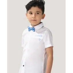 one friday Boys Regular Fit Shirt with Bow Tie-picture-16