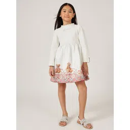 One Friday Floral Crepe Fit & Flare Dress-picture-20