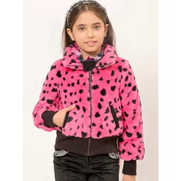 One Friday Girls Animal Printed Padded Jacket-picture-24