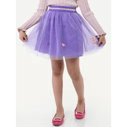 One Friday Girls Embellished Tutu Mini Skirt-picture-29