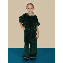 One Friday Girls Green Blouson Top-picture-20