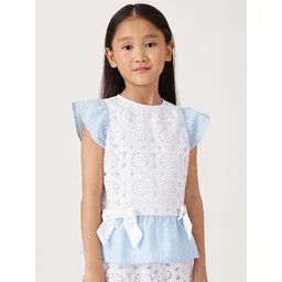 One Friday Girls Multi Stripes Top-picture-35