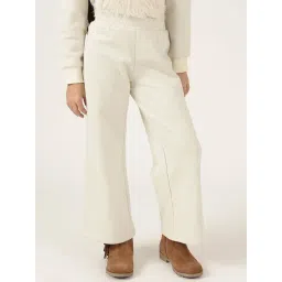 One Friday Girls Off White Cotton Regular Fit Trackpants-picture-36