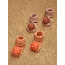 One Friday Infants Pack Of 2 Patterned Ankle-Length Socks-picture-27