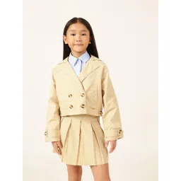 One Friday Kids Beige Jacket-image-17