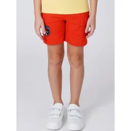 One Friday Kids Red Regular Fit Shorts-picture-40