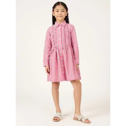 One Friday Striped A-Line Dress-picture-55