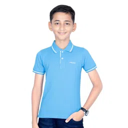 ONE SKY Boys Polo Collar Short Sleeves Cotton T-shirt-picture-23