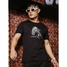 ONE SKY Graphic Printed Round Neck Cotton T-shirt-picture-17