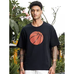 ONE SKY Men Printed Pure Cotton T-shirt-picture-13