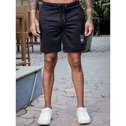 ONE SKY Men Typography Printed Mid Rise Shorts-picture-22