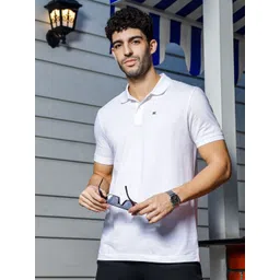 ONE SKY Polo Collar Cotton T-shirt-picture-36