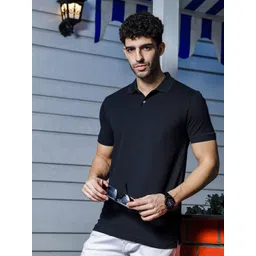 ONE SKY Polo Collar Short Sleeves Cotton Regular Fit T-shirt-picture-29