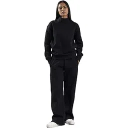 one way Women Solid Comfort and Classic Fit Tracksuit (1 Sweatshirt, 1 Trackpants)-picture-36