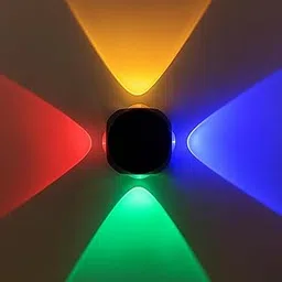 One94Store LED Outdoor UP Down Wall Light 4 Watt Rainproof & Shockproof Aluminium Body 4 Way Exterior Wall Step Light Fixture (Multicolor) Pack of 1-picture-22