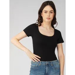 ONEWAY Cotton Slim Fit Round Neck Bodysuit-picture-26