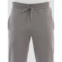 ONEWAY Men Solid Mid-Rise Cotton Track Pants image 3