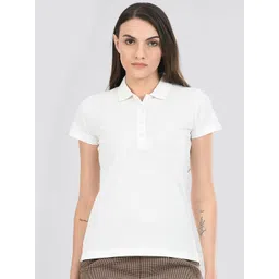 ONEWAY Women Cotton Polo Collar T-Shirt-picture-18