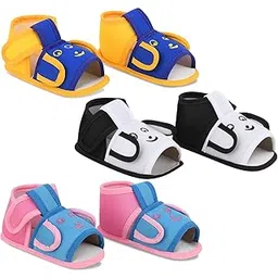onfeet Combo Set 0-9 Months Unisex New Born Baby Casual Shoes Sandal Booties-picture-10