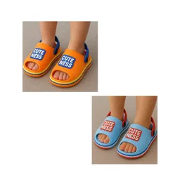 ONFEET Unisex Kids Printed Clogs - Pack Of 2-picture-55