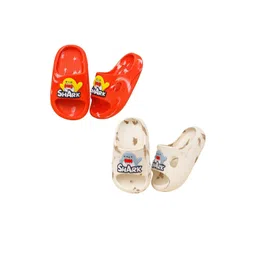 ONFEET Unisex Kids Set Of 2 Striped Slip-On Flip Flops-picture-17