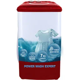 onida 7 kg Washer only White, Maroon-picture-16