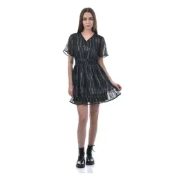Only Anthracite Fit & Flare Printed Dress-image-17