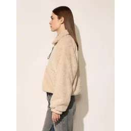 Only Beige Regular Fit Jacket image 3