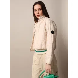 Only Beige Regular Fit Puffer Jacket-picture-37