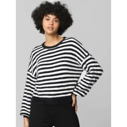 Only Black & White Striped Pullover-picture-47