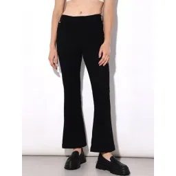 Only Black Blended Flared Fit High Rise Jeans-picture-46