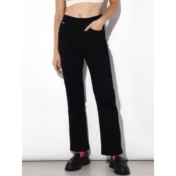 Only Black Blended Straight Fit High Rise Jeans-picture-43