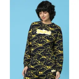 Only Black Cotton Printed Sweatshirt-picture-49