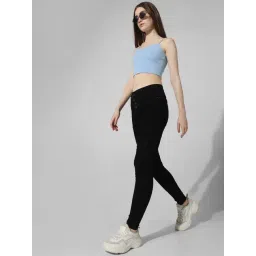 Only Black Cotton Skinny Fit High Rise Jeans-picture-30