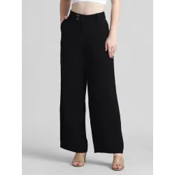 Only Black Flared Fit High Rise Pants-picture-11