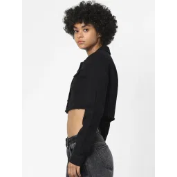 Only Black Full Sleeves Cropped Jacket image 3