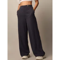 Only Black High Rise Wide Pull On Pants-picture-24