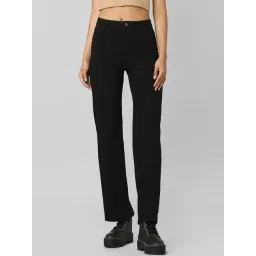 Only Black Regular Fit High Rise Pants-picture-28