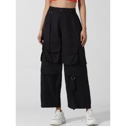 Only Black Relaxed Fit High Rise Cargo Pants-picture-13