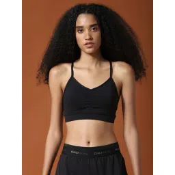 Only Black Round Neck Sports Bra-picture-46