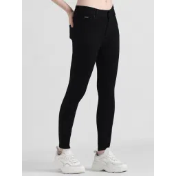 Only Black Skinny Fit Mid Rise Jeans image 3