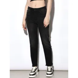 Only Black Slim Fit High Rise Jeans-picture-29