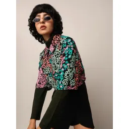Only Black Viscose Printed Shirt-picture-47