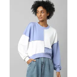 Only Blue & White Regular Fit Pullover-picture-27