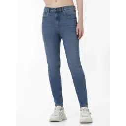 Only Blue Blended Skinny Fit Mid Rise Jeans-picture-27