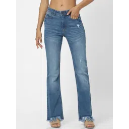 Only Blue Bootcut High Rise Jeans-picture-48