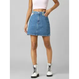 Only Blue Circular Mini Skirt-picture-18