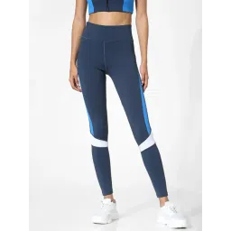 Only Blue Color-Block Tights-picture-17