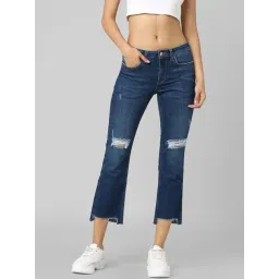 Only Blue Cotton Distressed Jeans-picture-30