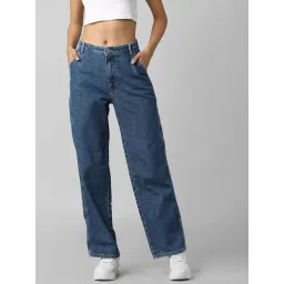 Only Blue Cotton High Rise Jeans-picture-44